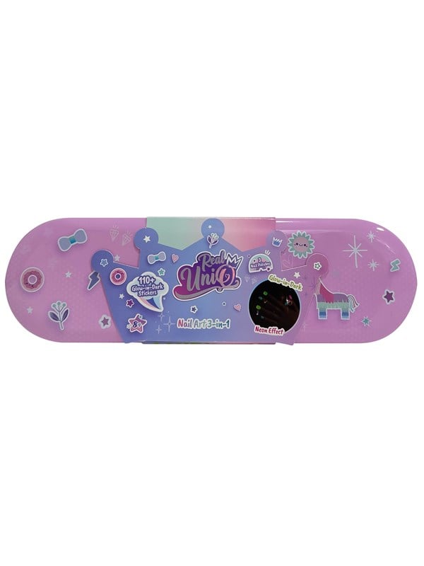 Glow In The Dark Neglekunst I Metal Etui. fra Real Uniq