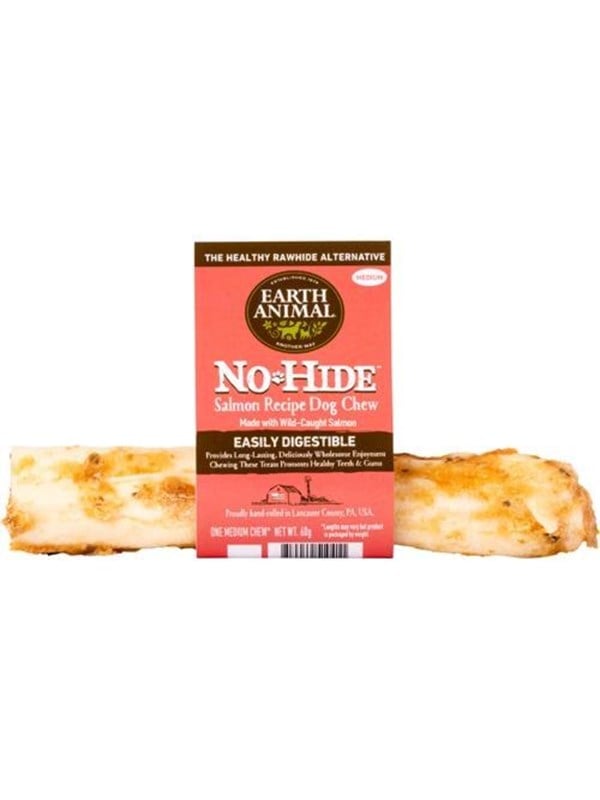 No Hide Salmon Dog Chews Medium 17cm fra No-hide